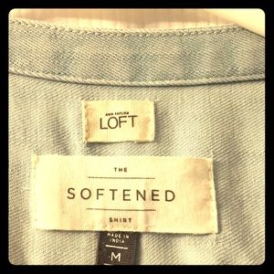 Ann Taylor Loft Softened Shirt